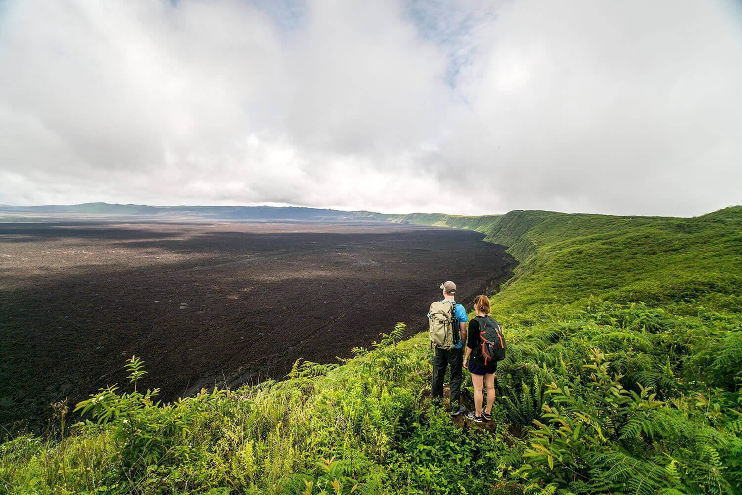 Sierra negra volcano trekking